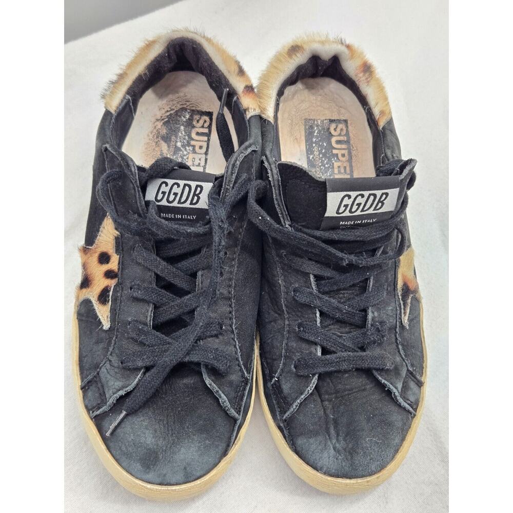 Golden Goose Black and Tan Athletic Shoes - Picture 8 of 13
